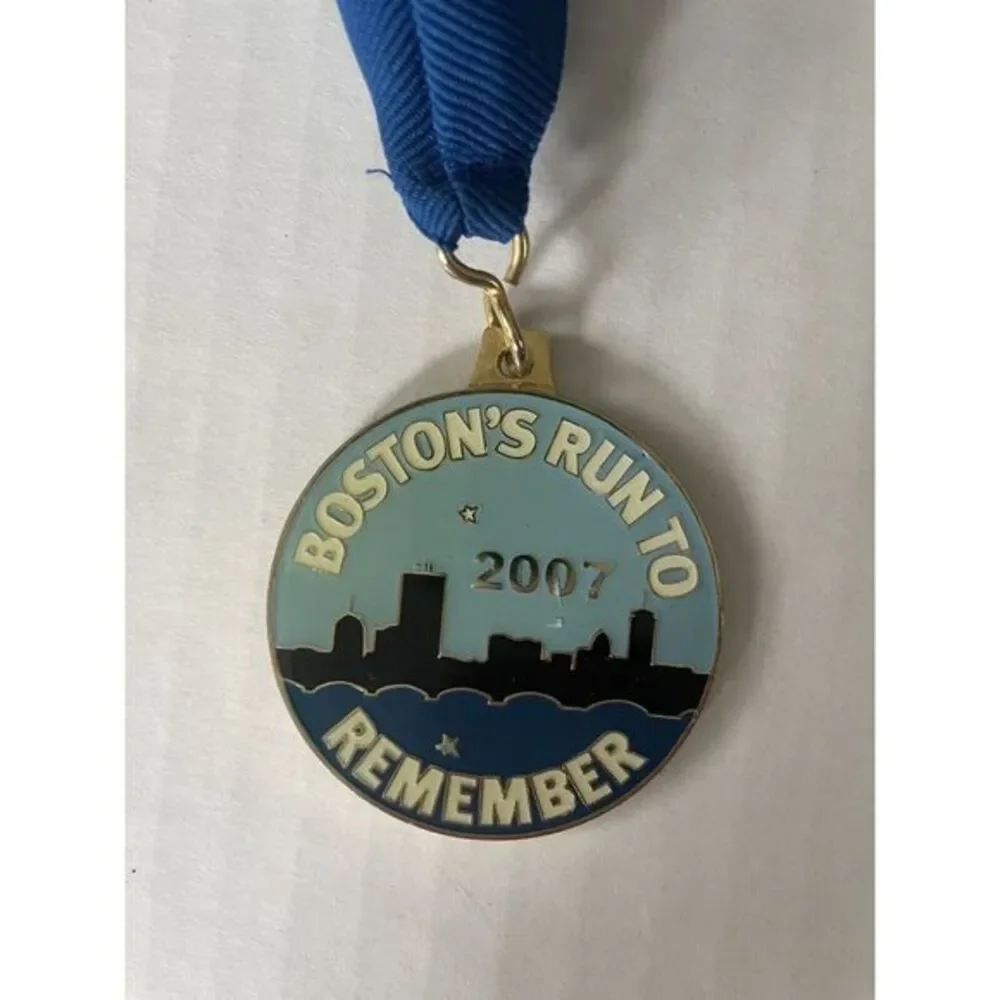 Boston Run To Remember‎ 2007 Road Race Medal Law Enforcement Boston Police State